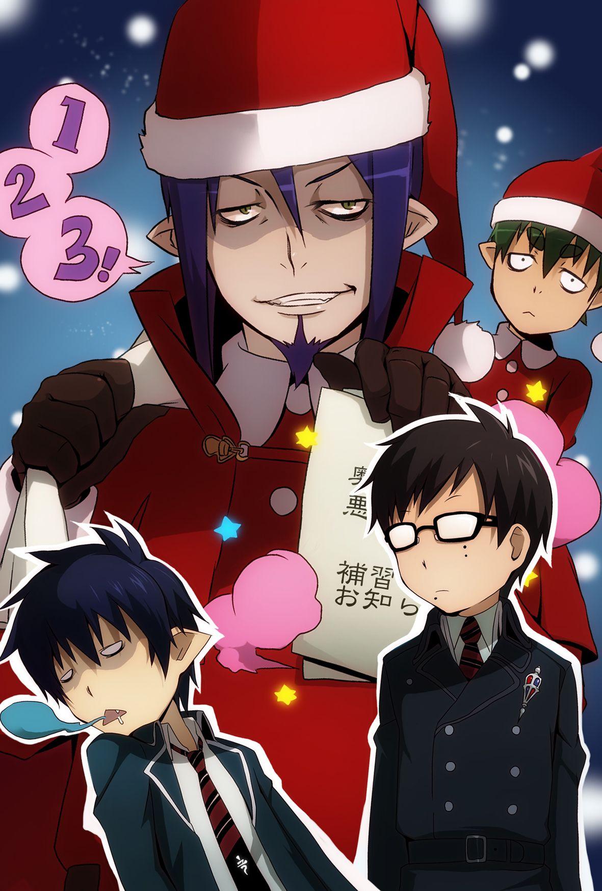 1181x1748 Blue Exorcist Christmas Wallpaper