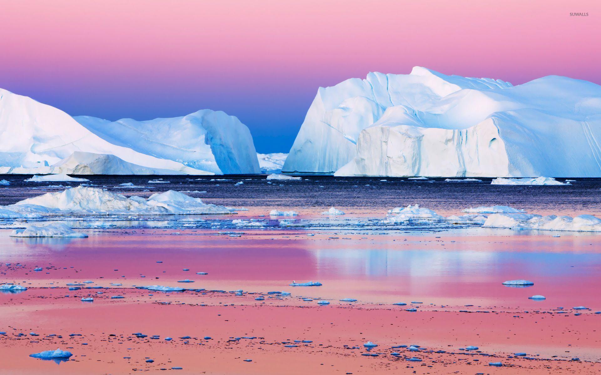 1920x1200 Icebergs in Disko Bay, Greenland wallpaper wallpaper