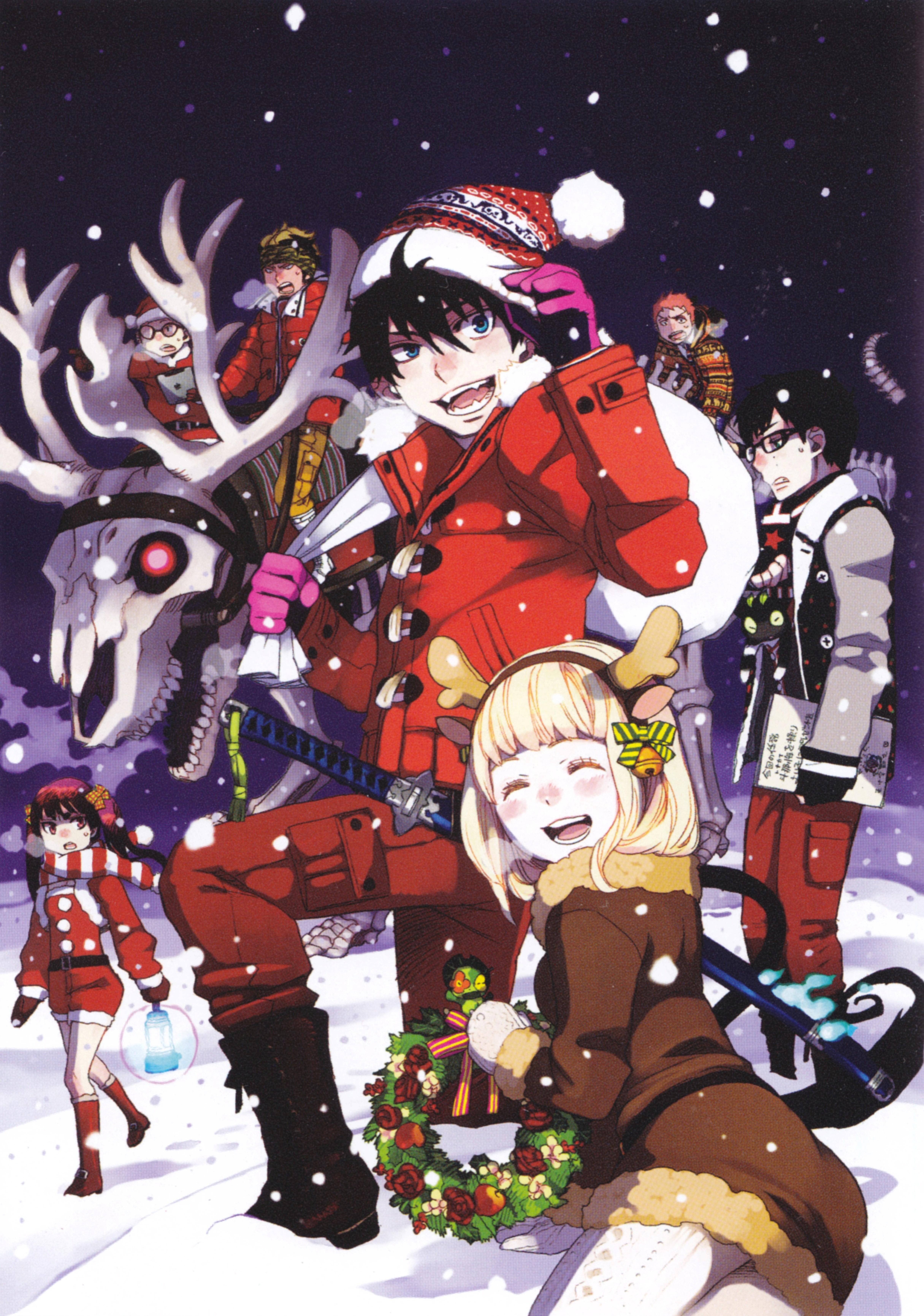 4862x6926 Ao no Exorcist (Blue Exorcist) Mobile Wallpaper Anime Image Board
