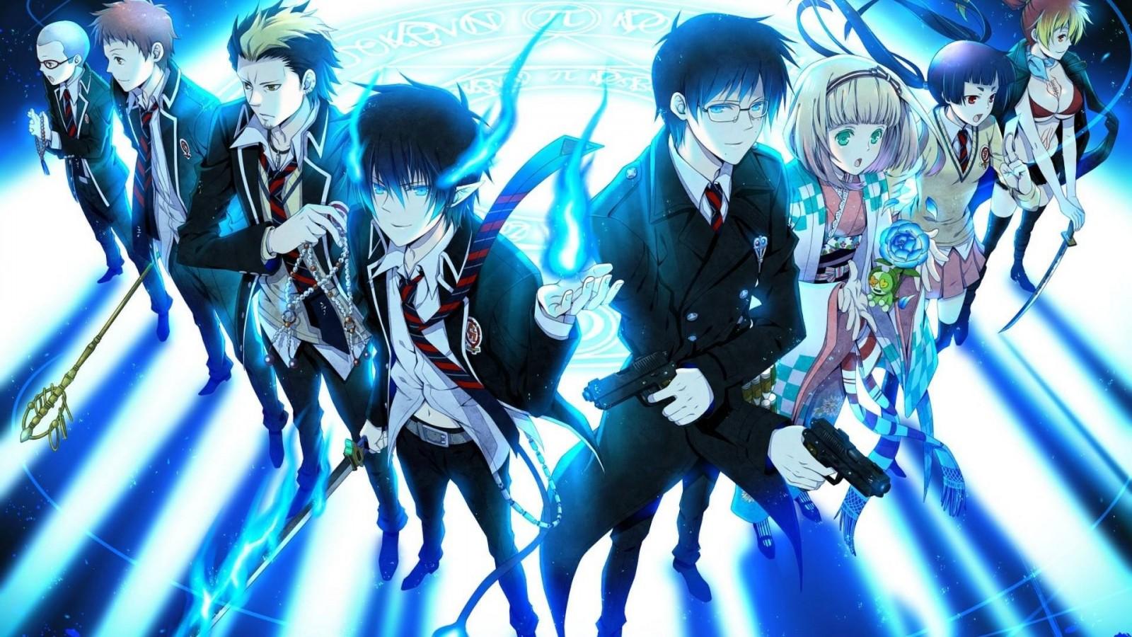 1600x900 #katana, #Blue Exorcist, #fan art, wallpaper. Mocah HD Wallpaper