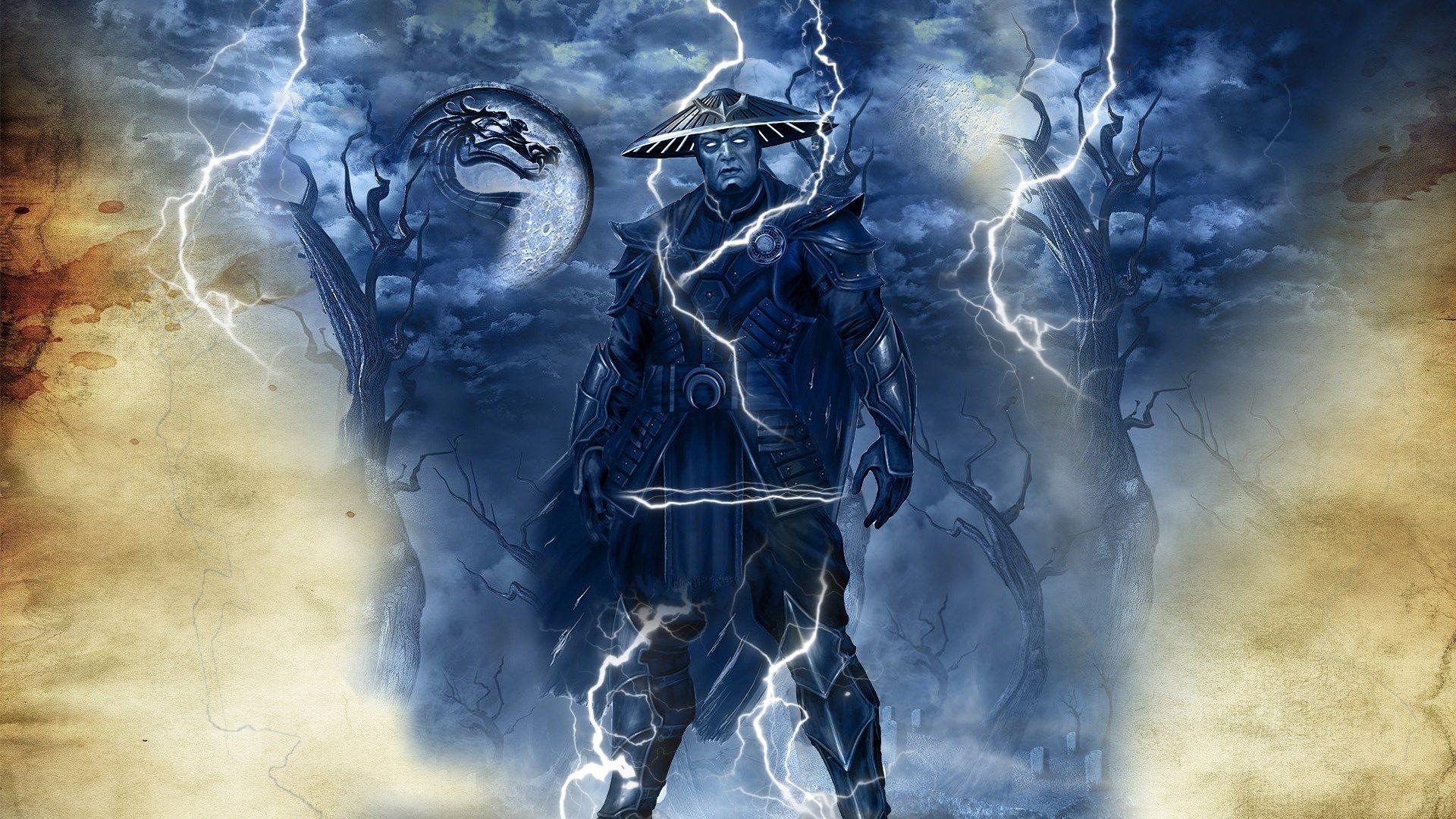 1920x1080 Raiden Mortal Kombat Wallpaper