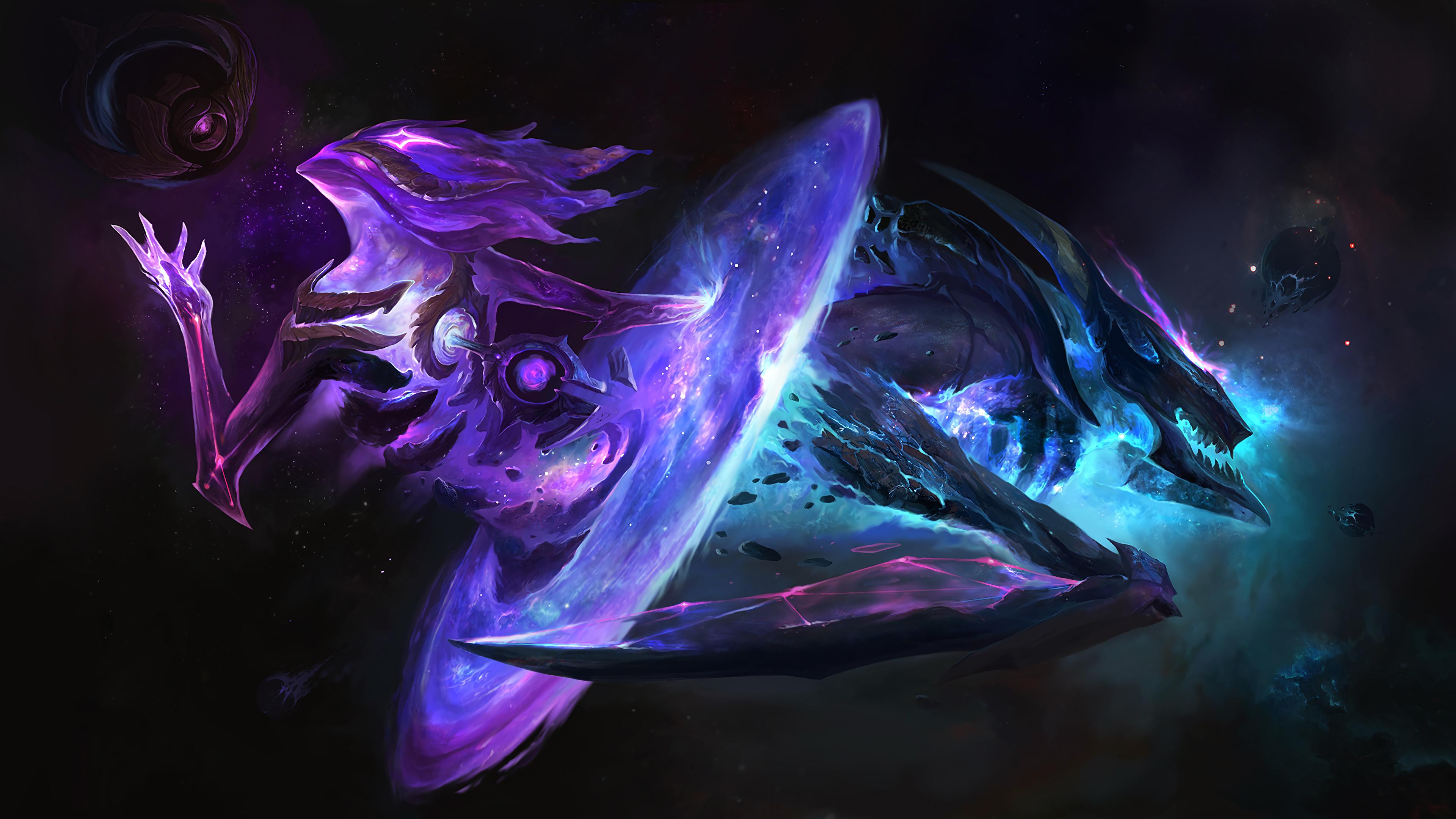 3840x2160 Dark Star Orianna & Kha'Zix