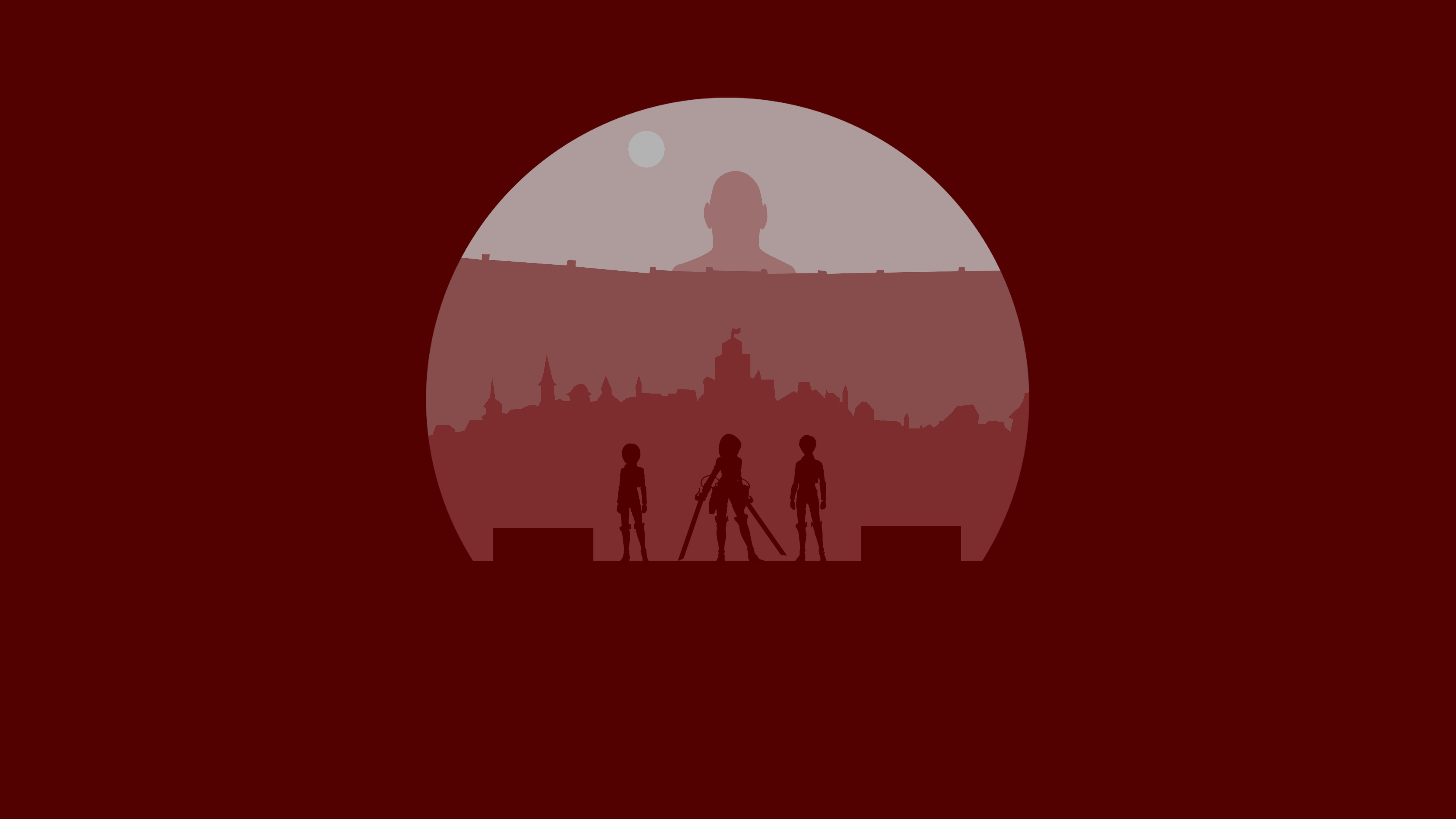 Minimalist Attack On Titan Wallpapers - Top Free Minimalist Attack On