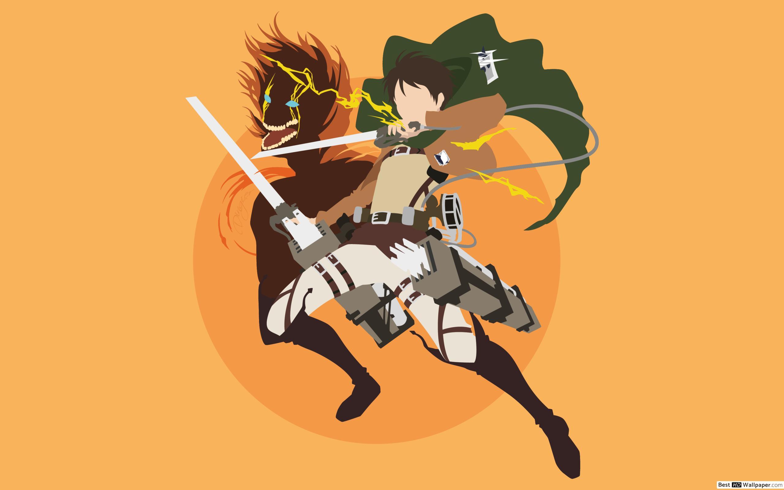 Minimalist Attack On Titan Wallpapers - Top Free Minimalist Attack On ...