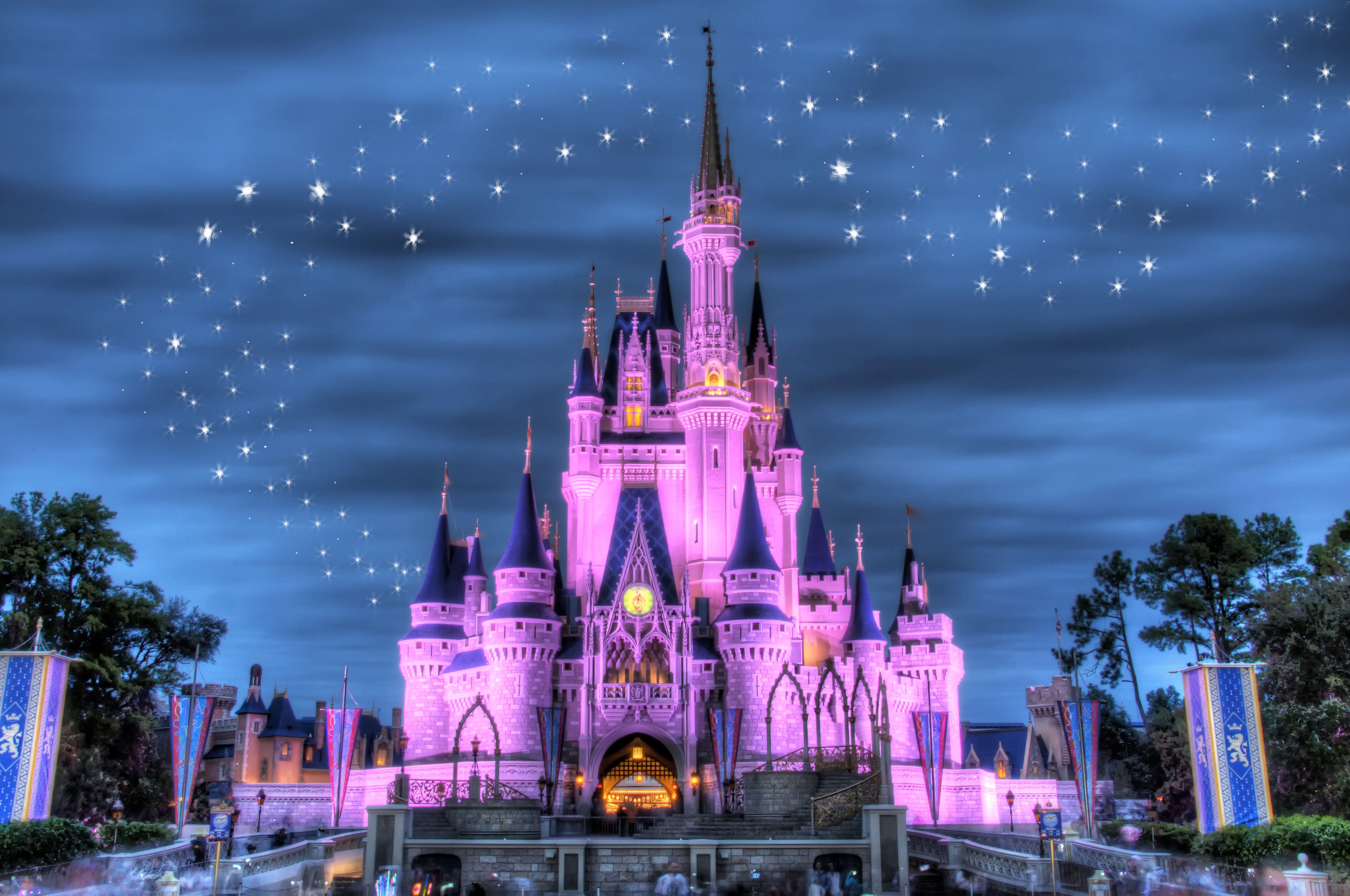 5874x3900 Cinderella Castle. Castle mural, Disney world castle, Disney castle