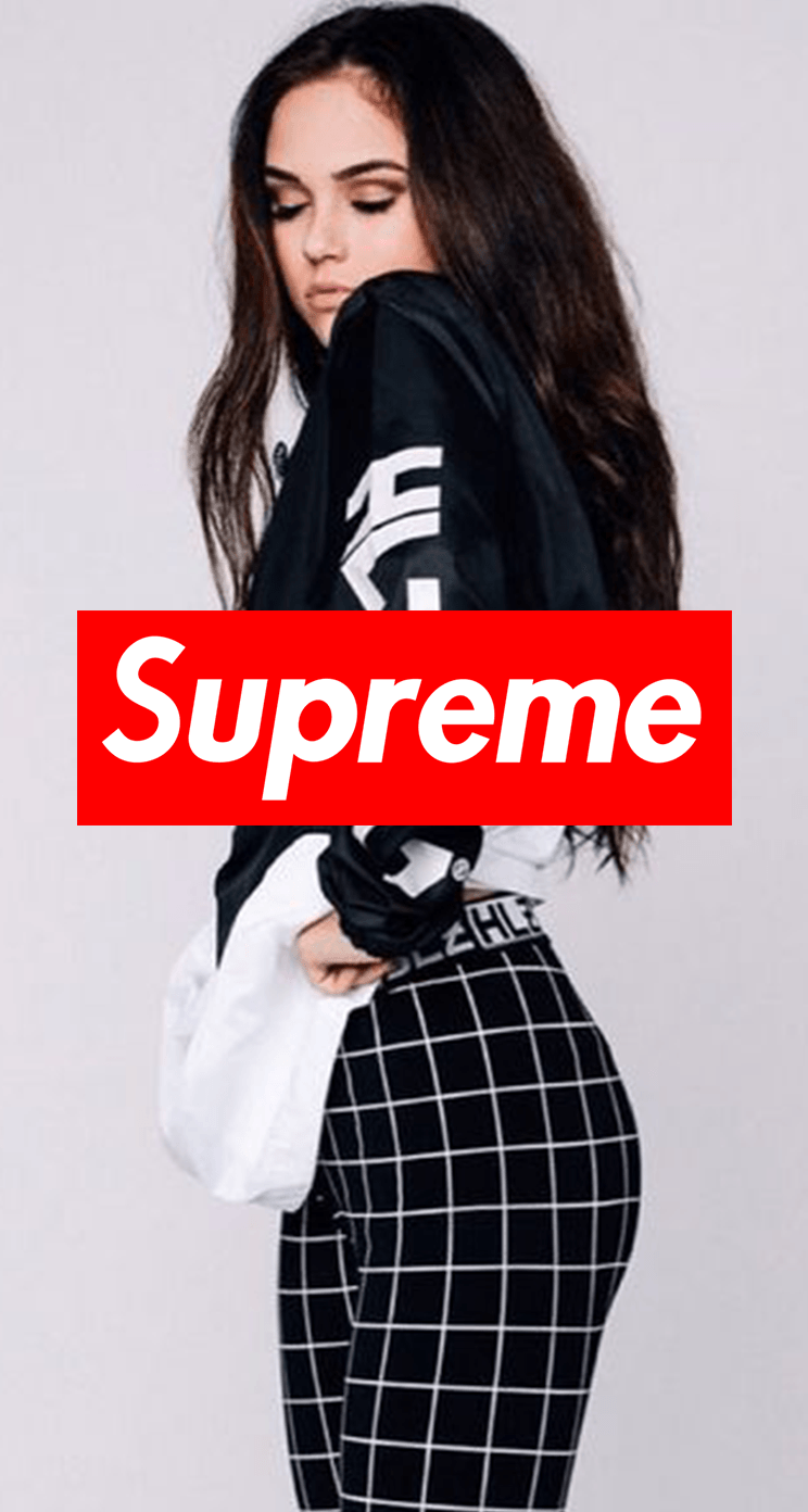 Ladies X Supreme Iphone Wallpapers Top Free Ladies X Supreme Iphone Backgrounds Wallpaperaccess