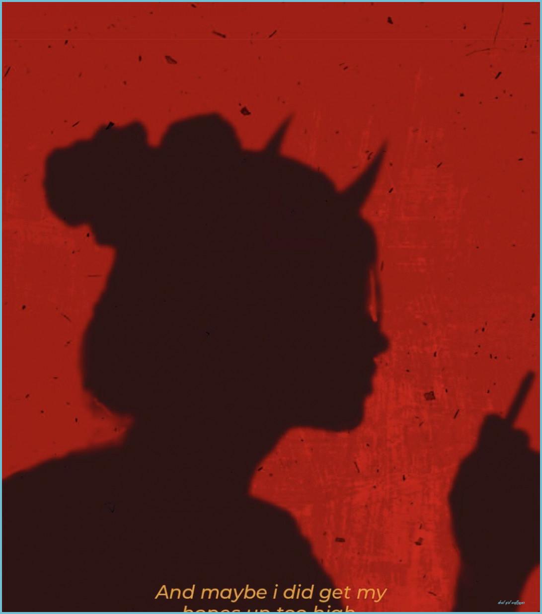 1091x1236 Red Devil Devil Girl Aesthetic Wallpaper
