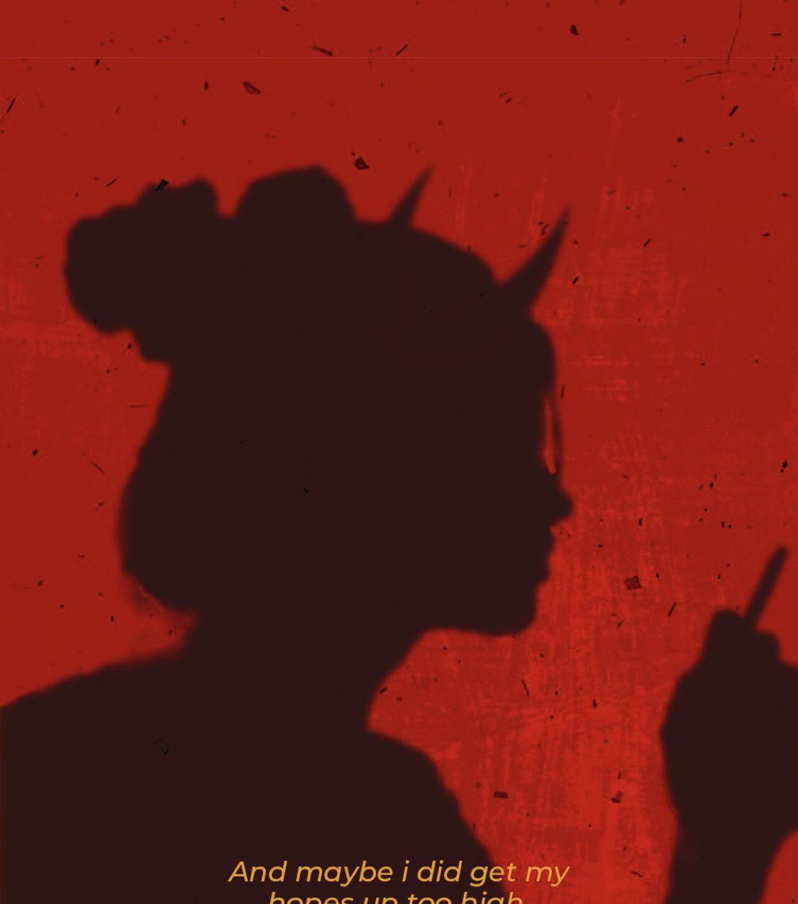 1125x1275 Red Aesthetic Wallpaper Devil Girl