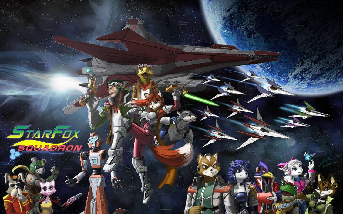 1131x707 Star Fox Crew and OC's by JECBrush. Star fox, Fox mccloud, Wallpaper background