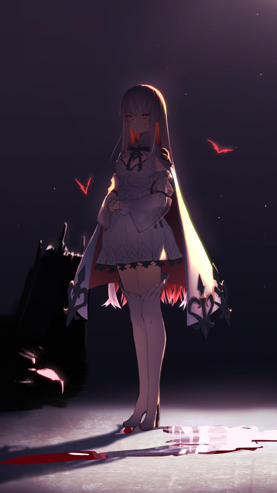 1080x1920 1080x1920 anime girl, anime, artist, artwork, digital art, hd, devil for iPhone 8 wallpaper