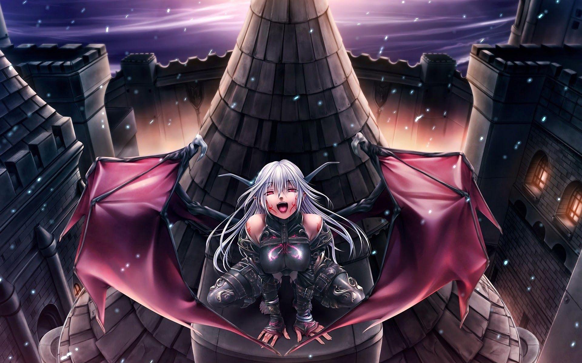 1920x1200 Anime Demon Girl Wallpaper