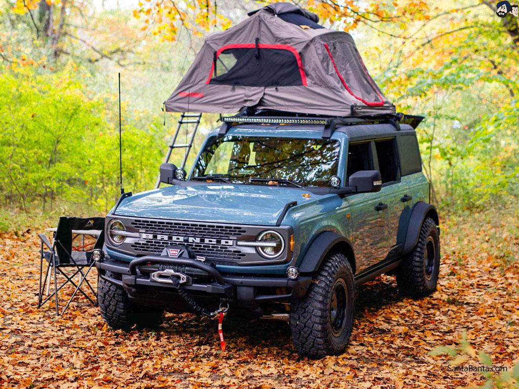 1024x768 Ford Bronco Overland Concept SUV, Which Is Built On A Four Door Badlands Model