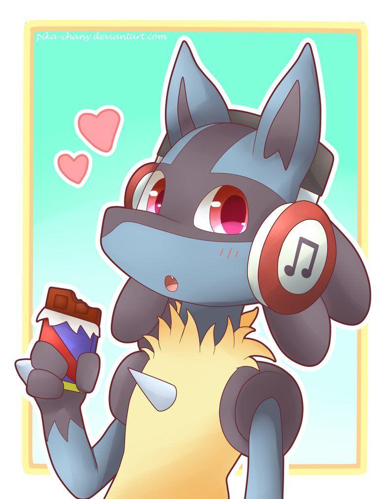 cute riolu and lucario