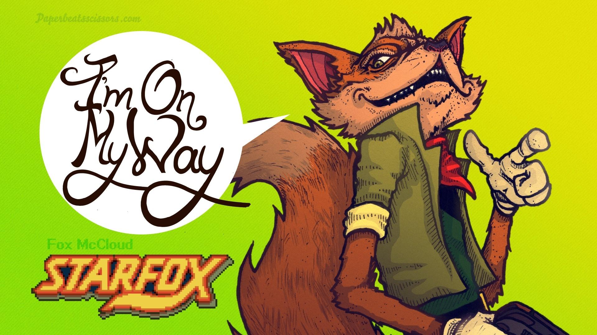1920x1080 alternative art star fox star fox 64 fox mccloud starfox 1920x1080 wallpaper