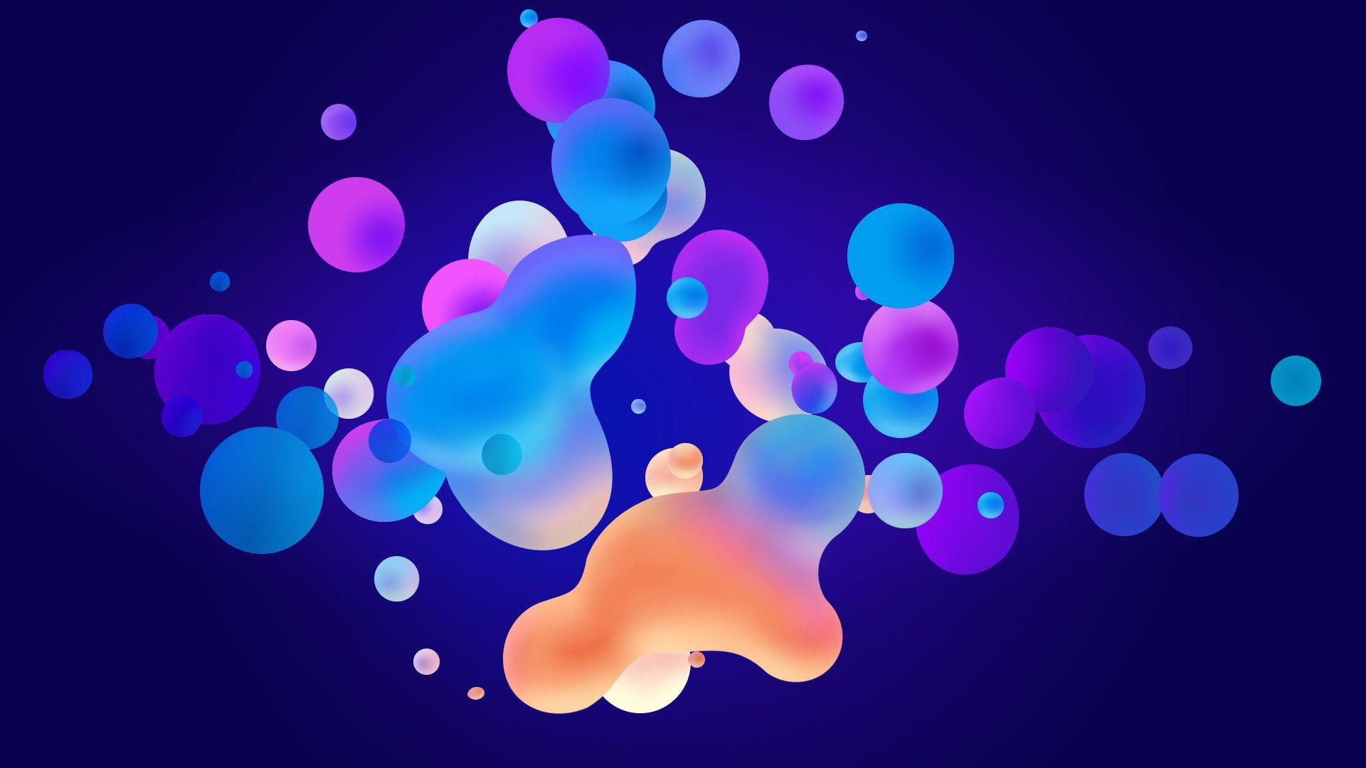 1920x1080 HD wallpaper: Bubbles, neon, 4k, 8k, HD, wallappers 4K of Wallpaper for Andriod