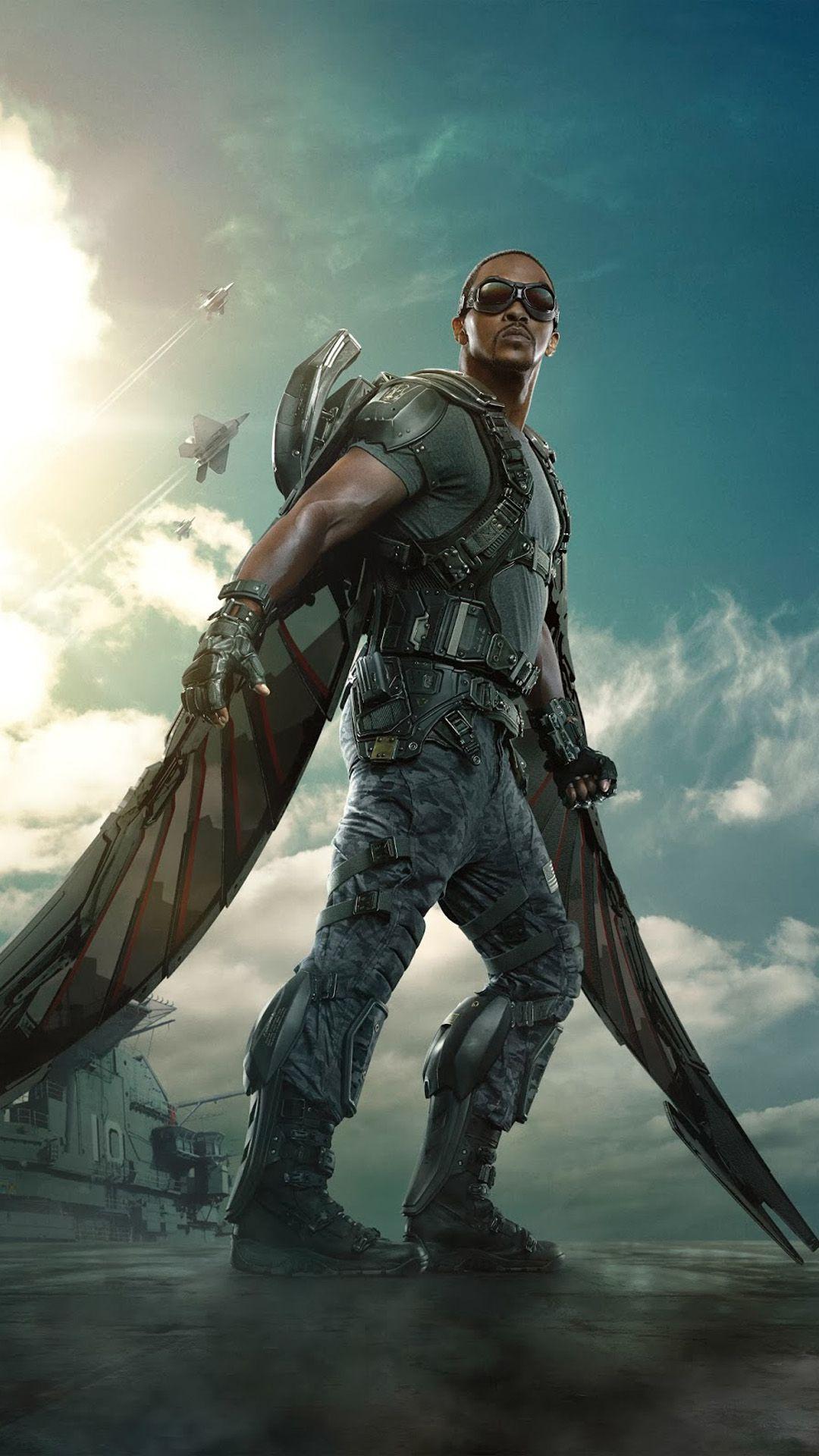 1080x1920 Falcon Marvel Wallpaper