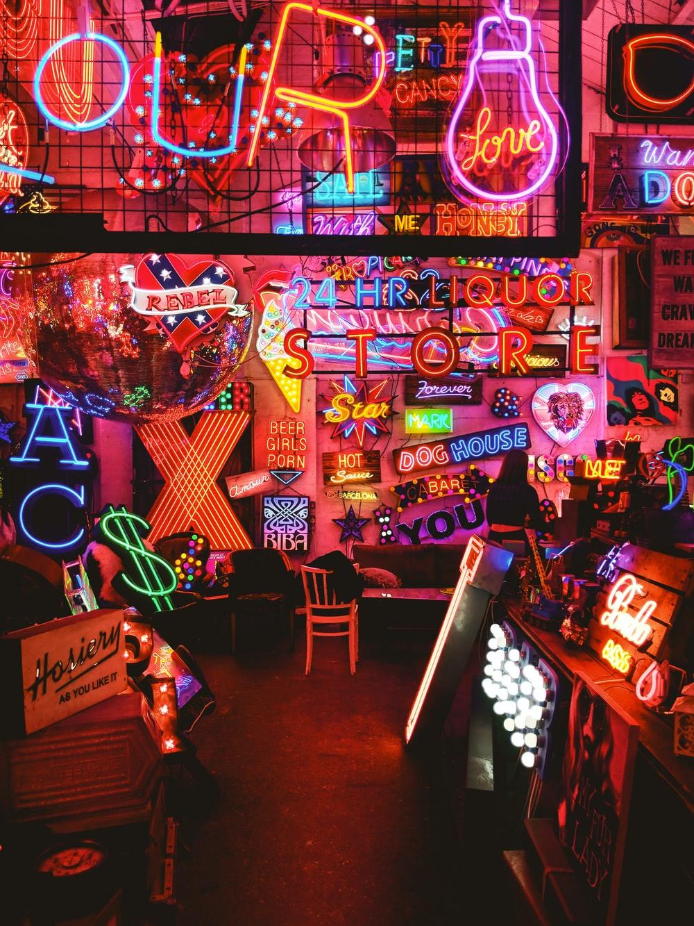 1000x1333 Retro Neon Picture. Download Free Image