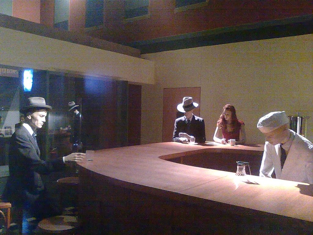 1024x768 all'interno di Nighthawks Hopper. ricostruzione al