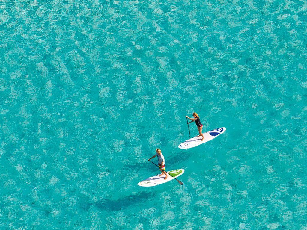 1024x768 Paddle Boarding Wallpaper