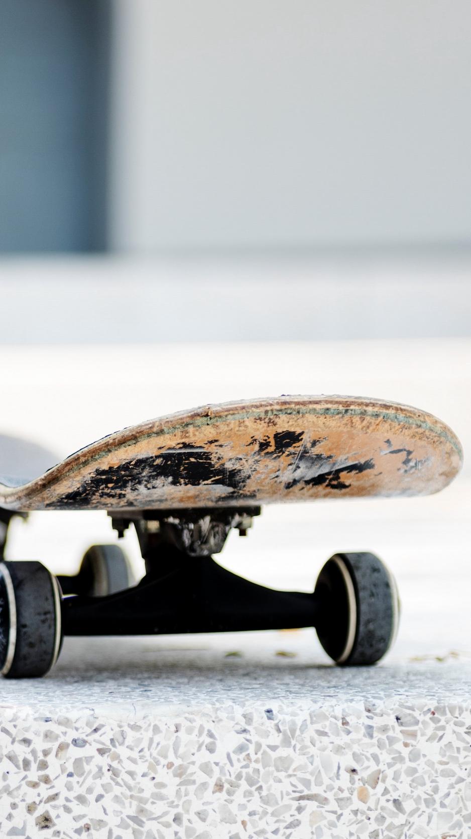938x1668 Wallpaper Skateboard, Board, Wheels