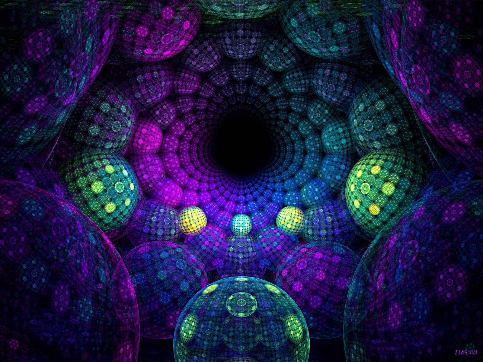 1600x1200 3D Psychedelic Wallpaper