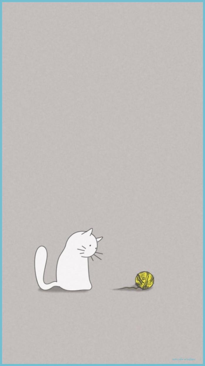 698x1241 Cartoon Cat Wallpaper HD iPhone iPhone Cat Wallpaper