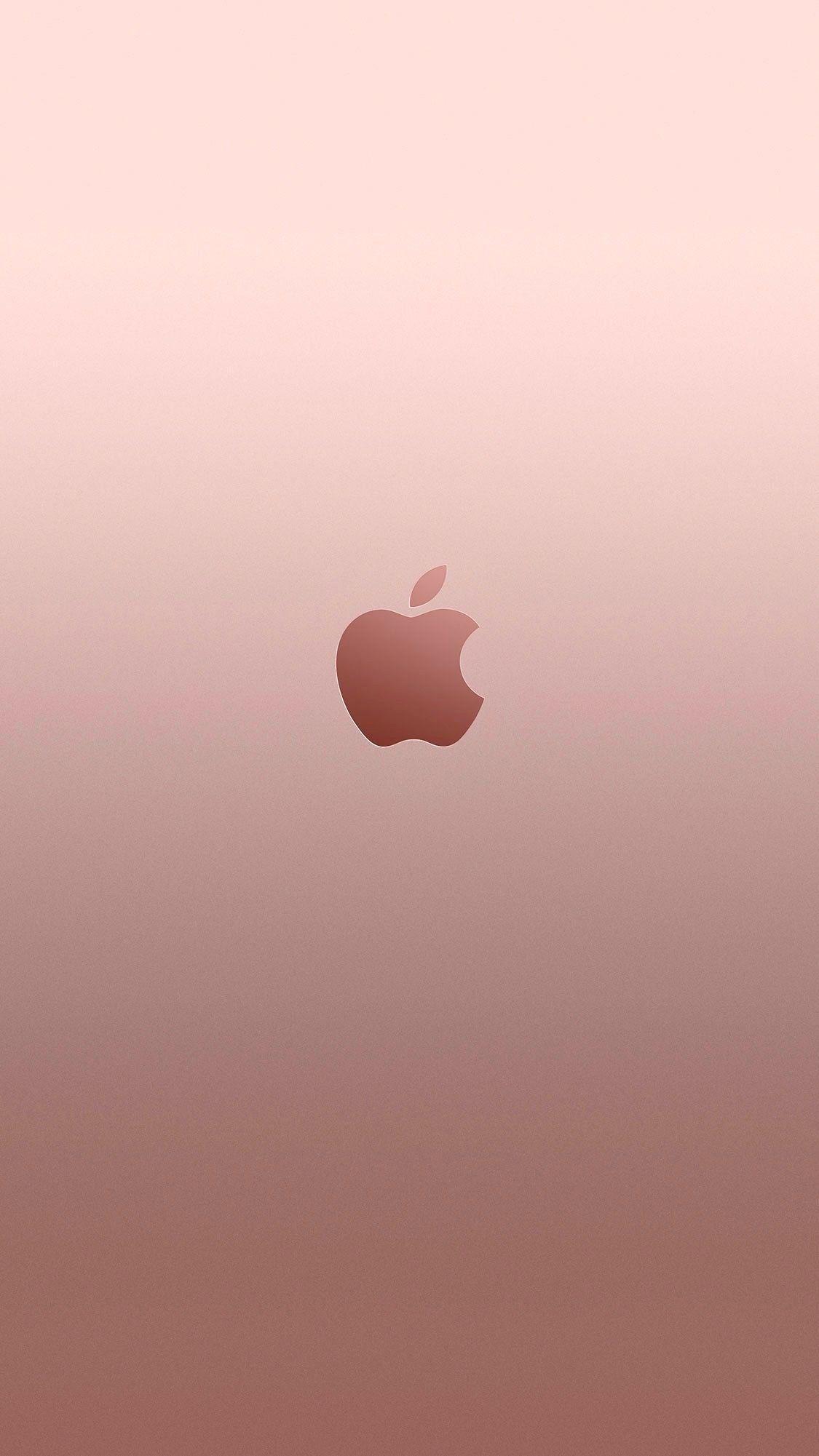 1125x2001 Cute Rose Gold iPhone Wallpaper