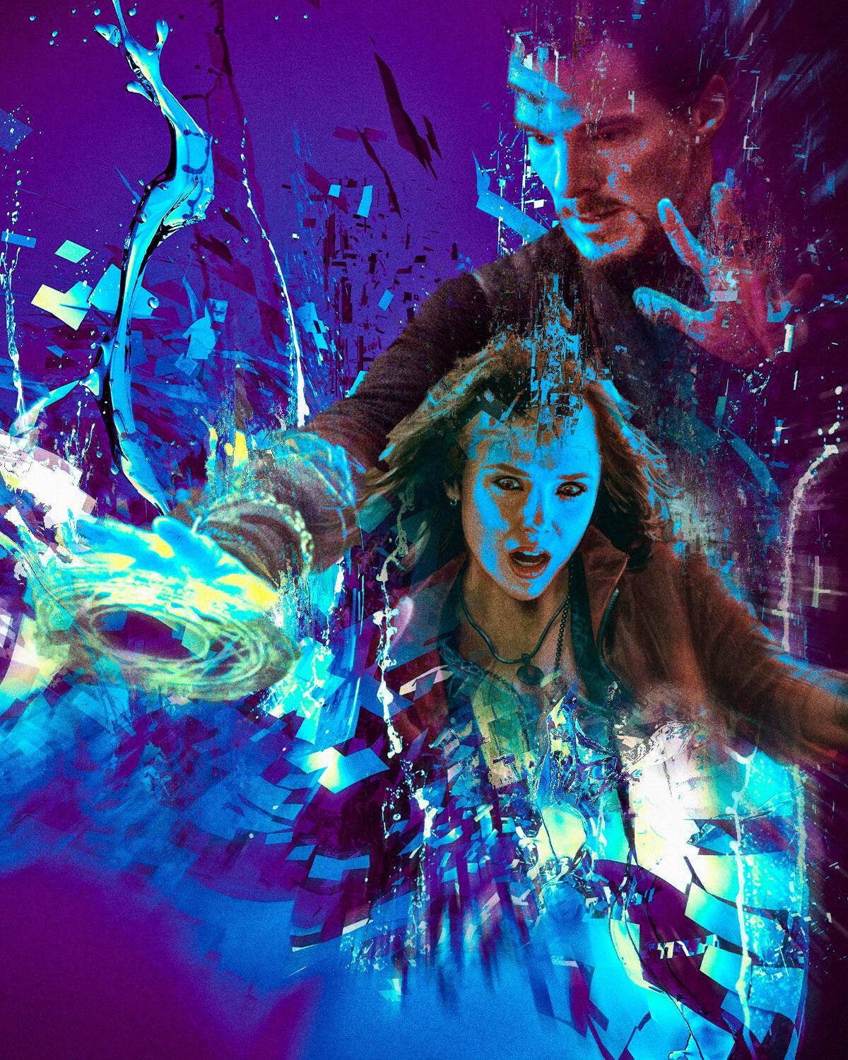 1200x1500 [ Freestyle ] Strange + Scarlet Witch, Nick Tam