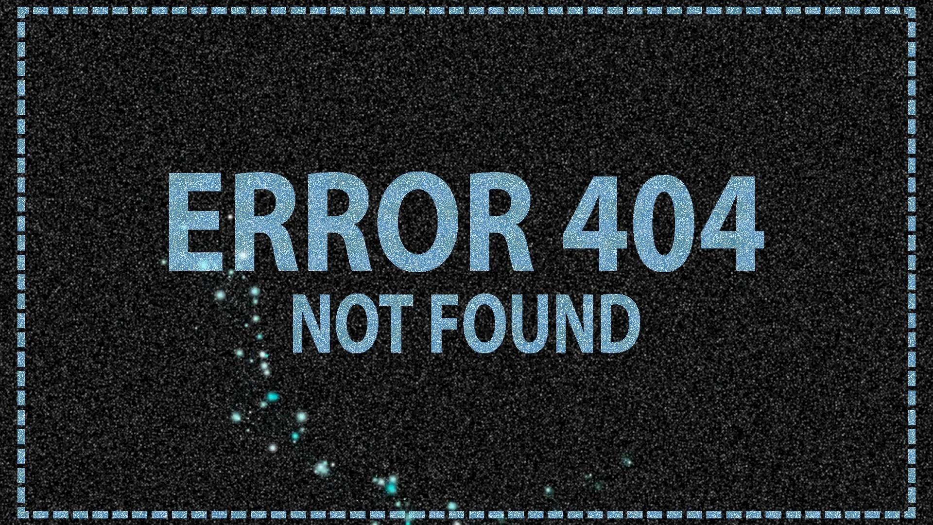1920x1080 Error 404 Wallpaper