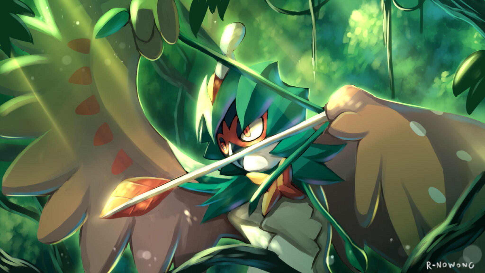 2048x1152 Shiny Decidueye Wallpaper