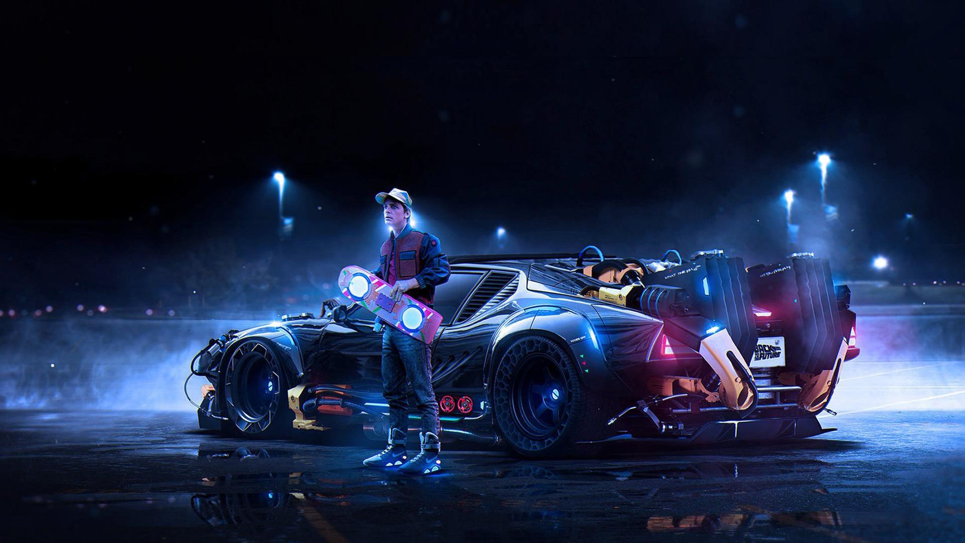 1920x1080 Back To The Future DeLorean Marty McFly, HD Movies, 4k Wallpaper, Image, Background, Photo and Picture