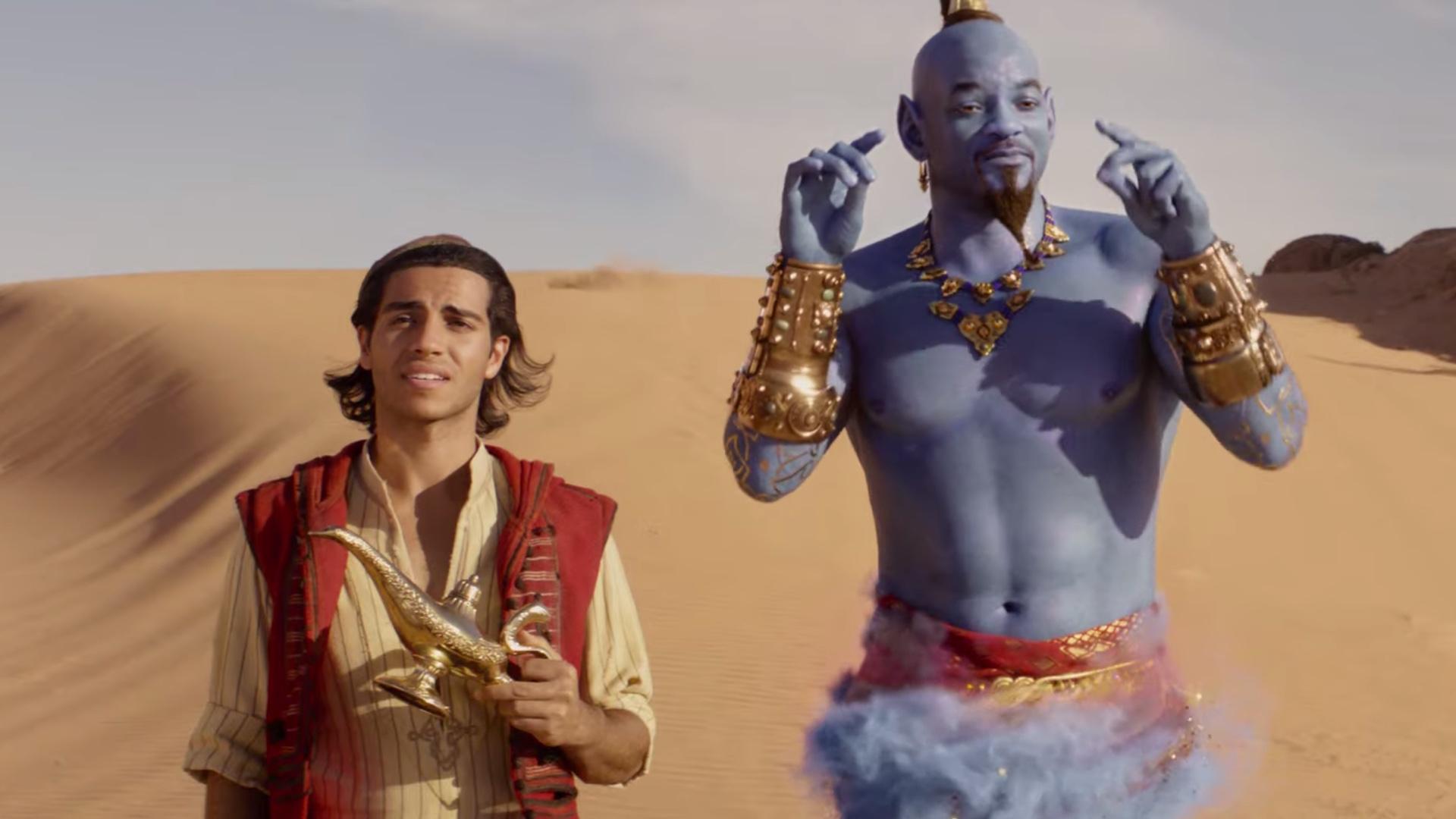 1920x1080 Adventurous Full for Disney's ALADDIN Is Filled with New Footage, Music, and a Blueless Will Smith