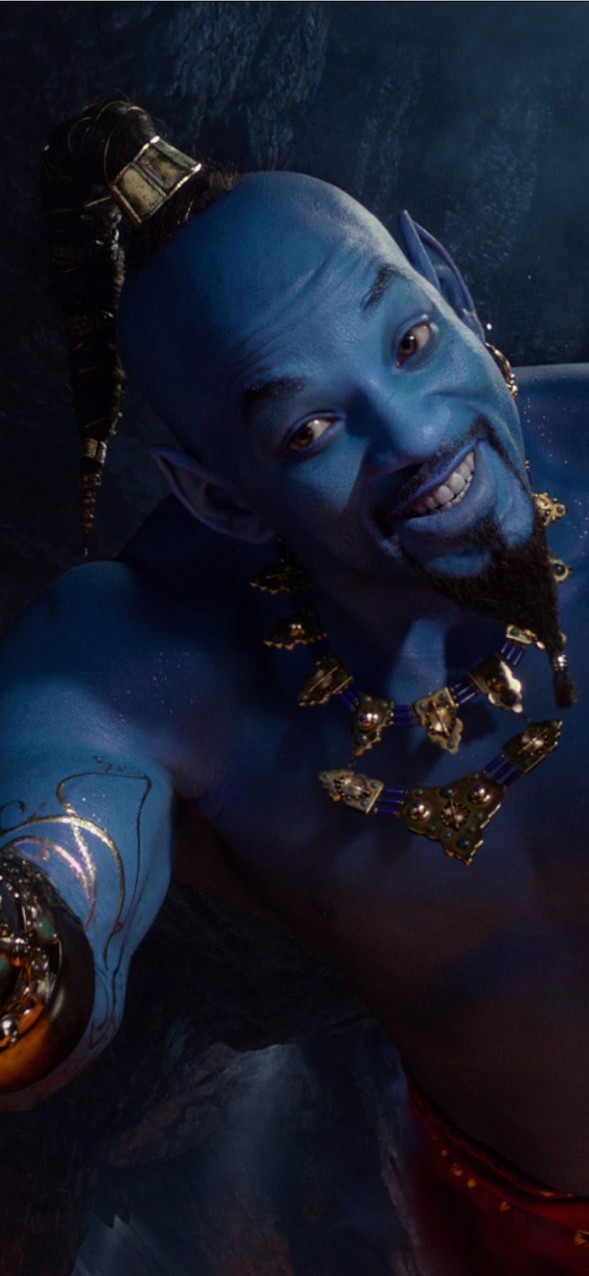 828x1792 Genie Aladdin 2019 Will Smith 4K Wallpaper