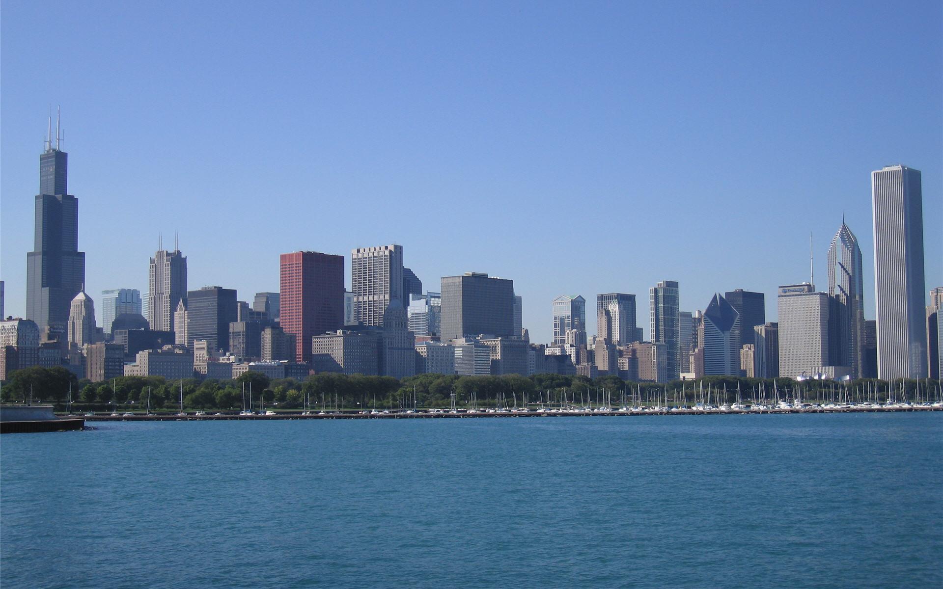 1920x1200 Free Chicago Skyline Wallpaper