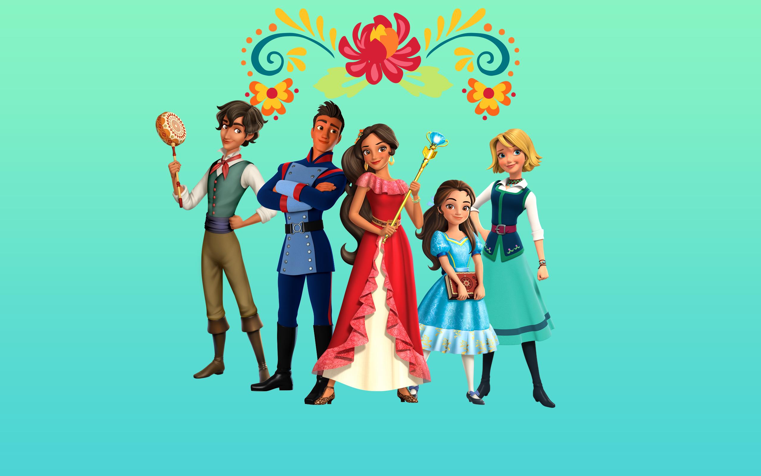 2560x1600 Elena of Avalor: Big wallpaper with main characters
