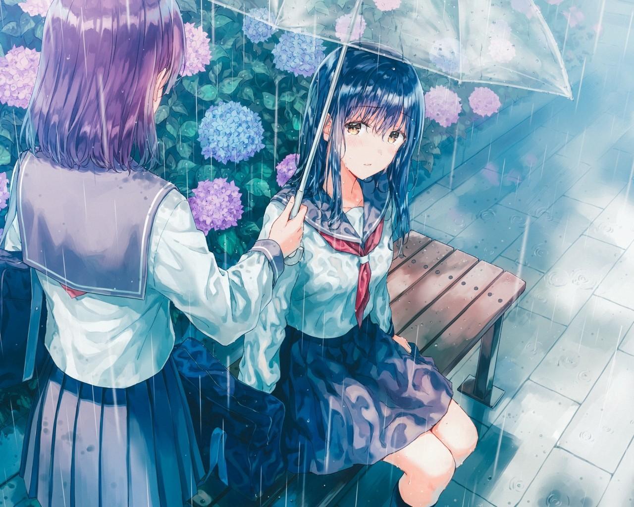 Anime Girl Sad Rain Wallpapers - Top Free Anime Girl Sad Rain ...