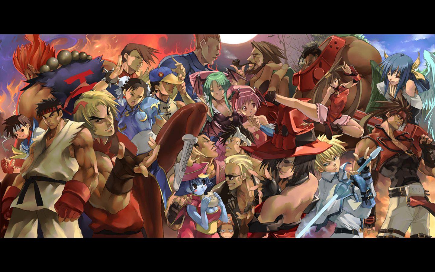 1440x900 Video Game Street Fighter Wallpaper. Crossover Parodies