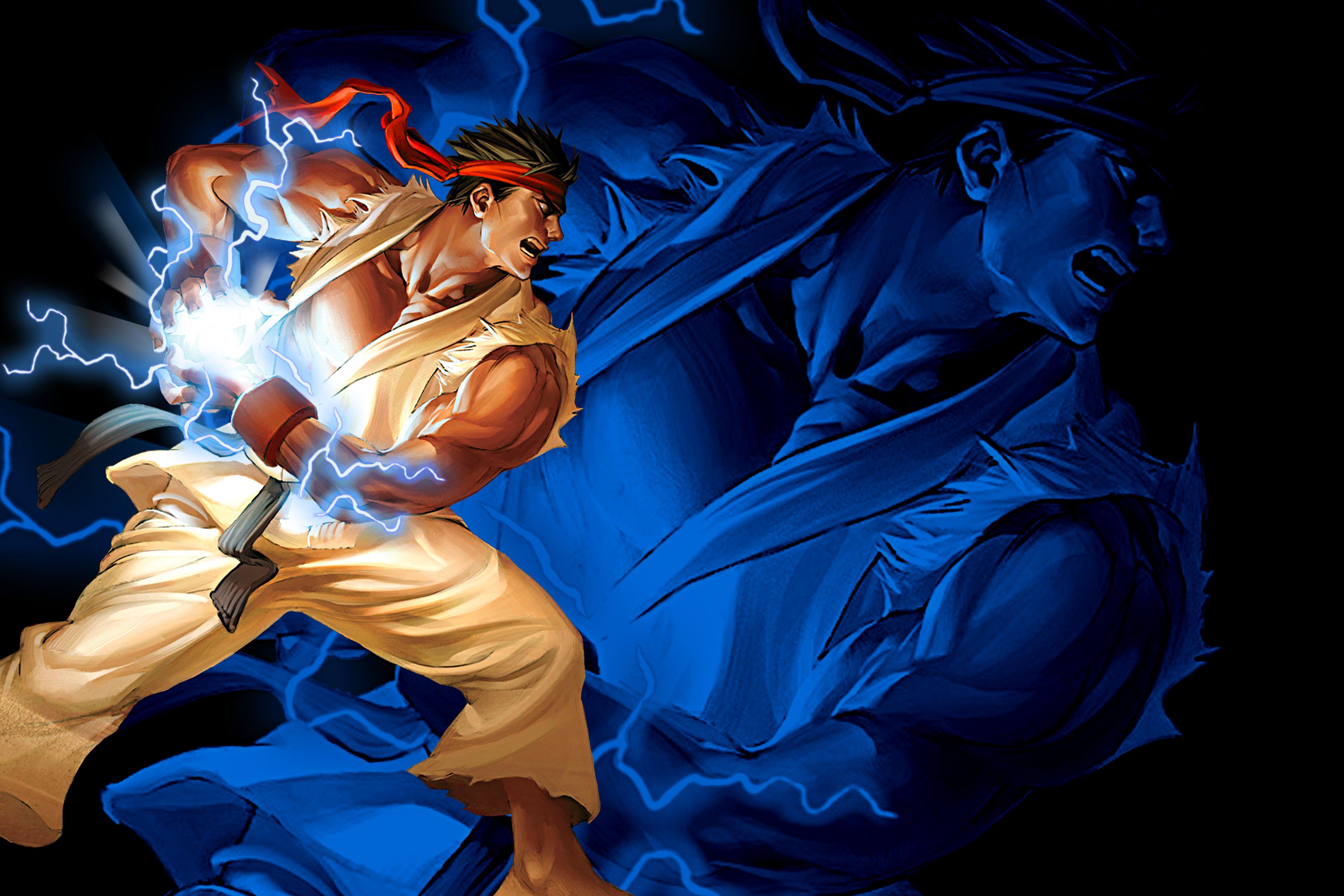 Download wallpapers Alex, Street Fighter, green stone background, Street  Fighter characters, creative art, Alex Street Fighter for desktop with  resolution 2880x1800. High Quality HD pictures wallpapers