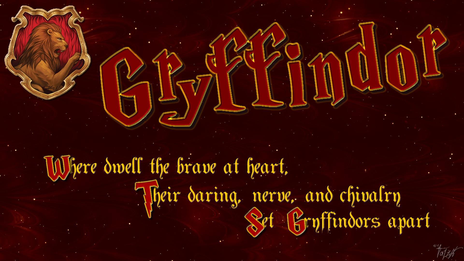 1920x1080 Gryffindor Wallpaper HD