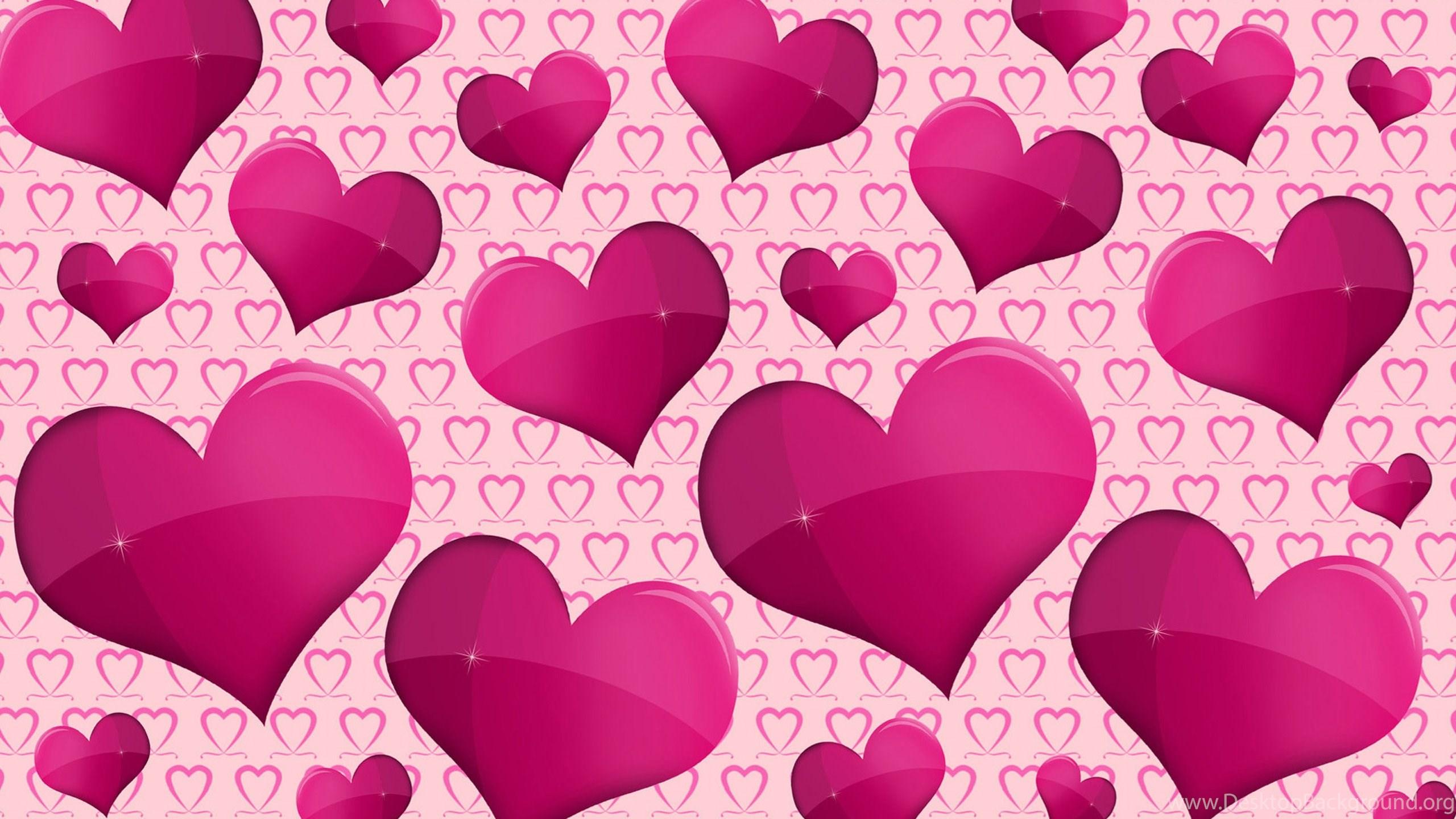 2560x1440 Purple Hearts Desktop Wallpaper, HD Desktop Wallpaper Desktop Background