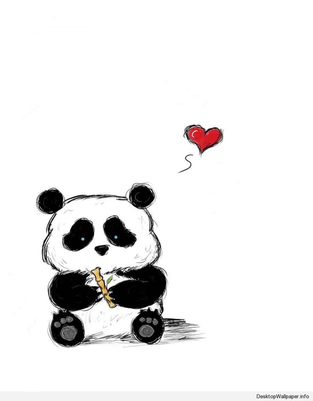 1080x1384 Panda Tumblr Background