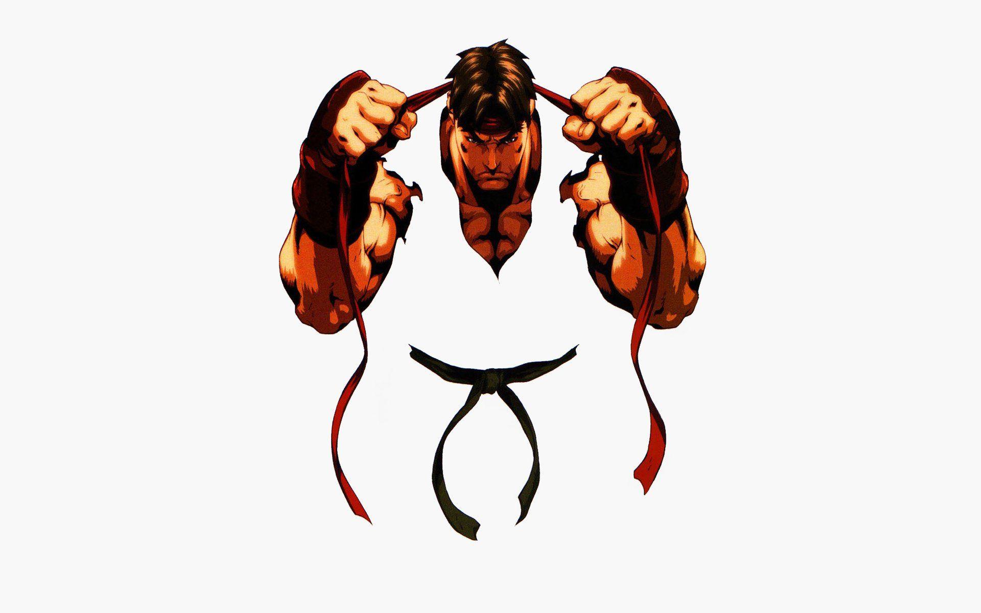 1920x1200 Street Fighter Ryu simple background wallpaperx1200