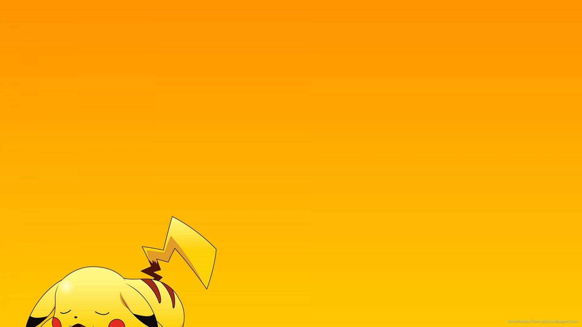 1920x1080 Free download Sleeping Pikachu Wallpaper Pikachu sleeping for 1920x1080 [1920x1080] for your Desktop, Mobile & Tablet. Explore Pikachu Wallpaper 1920x1080. Pokemon Wallpaper 1920x Cute Pikachu Wallpaper, Pikachu iPhone Wallpaper