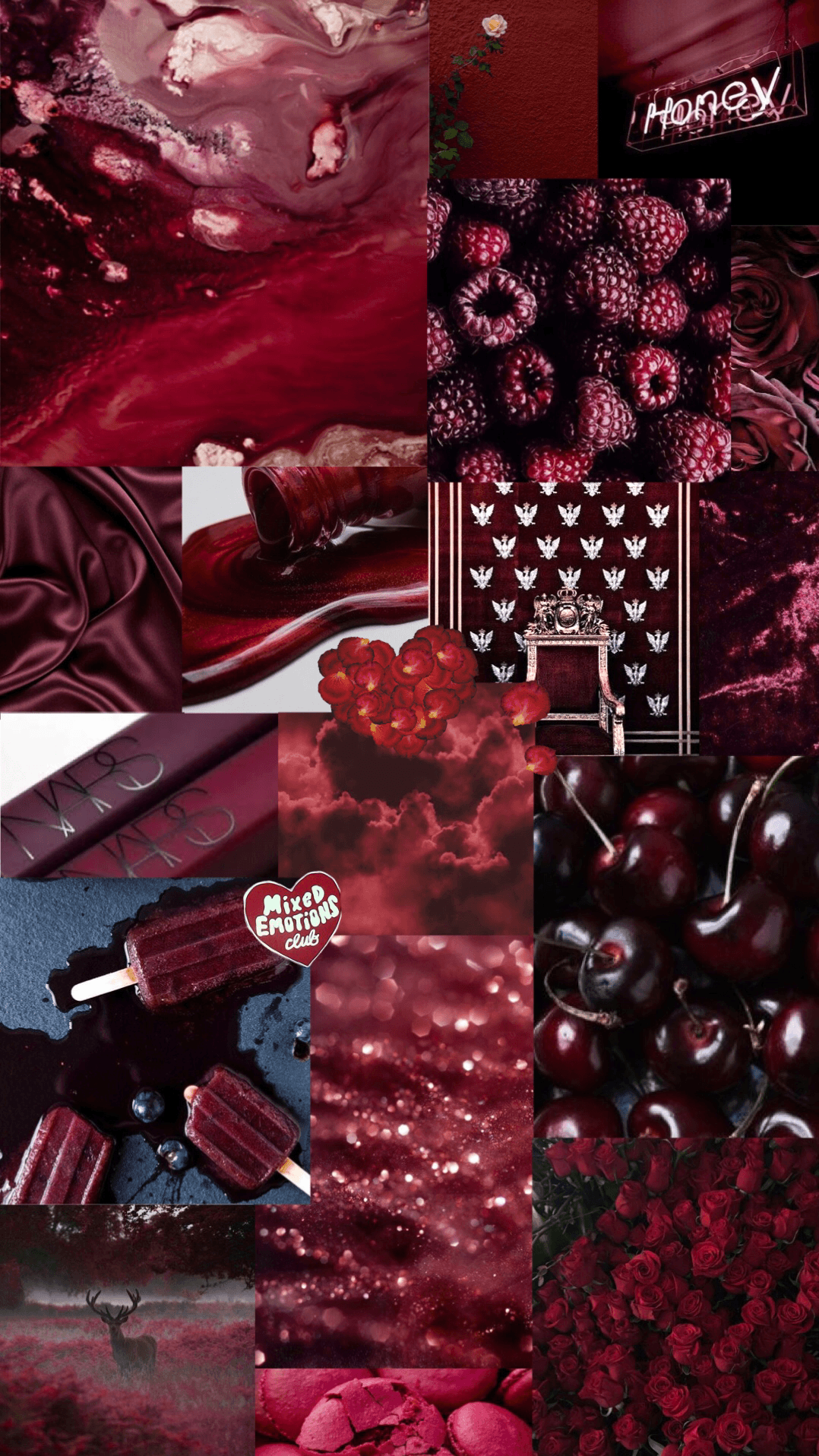 1078x1916 Maroon Aesthetic Wallpaper