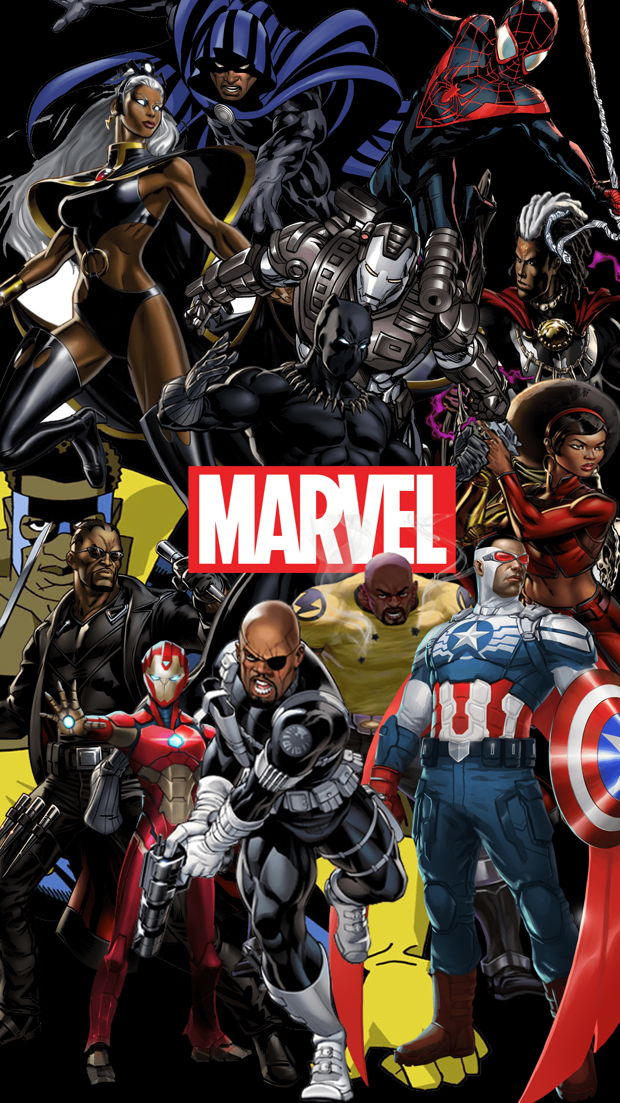 1242x2208 Avengers Cute Superhero Wallpaper For iPhone