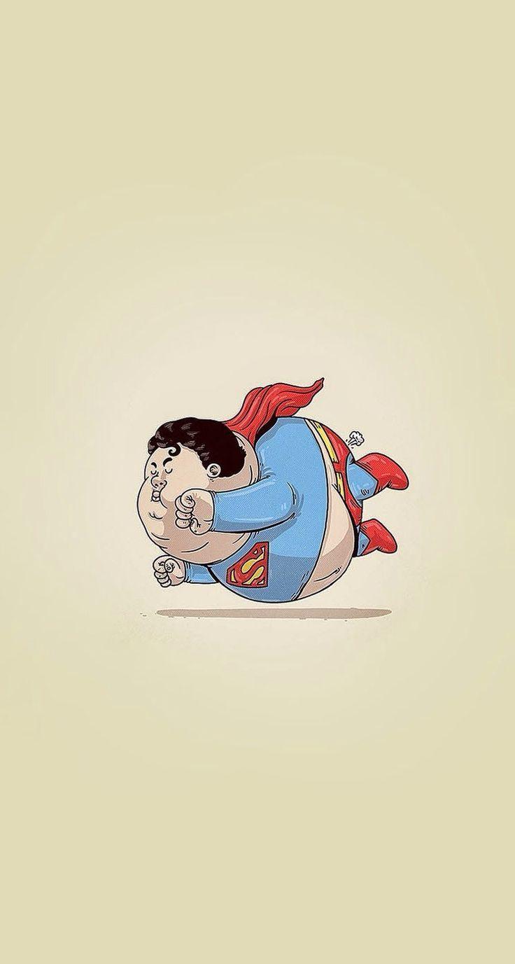 736x1377 Fat Superman #superheroes iPhone wallpaper - iPhone 6