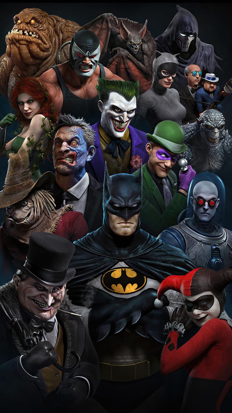 750x1334 Batman The Animated Series Superheroes 4k iPhone iPhone 6S, iPhone 7 HD 4k Wallpaper, Image, Background, Photo and Picture