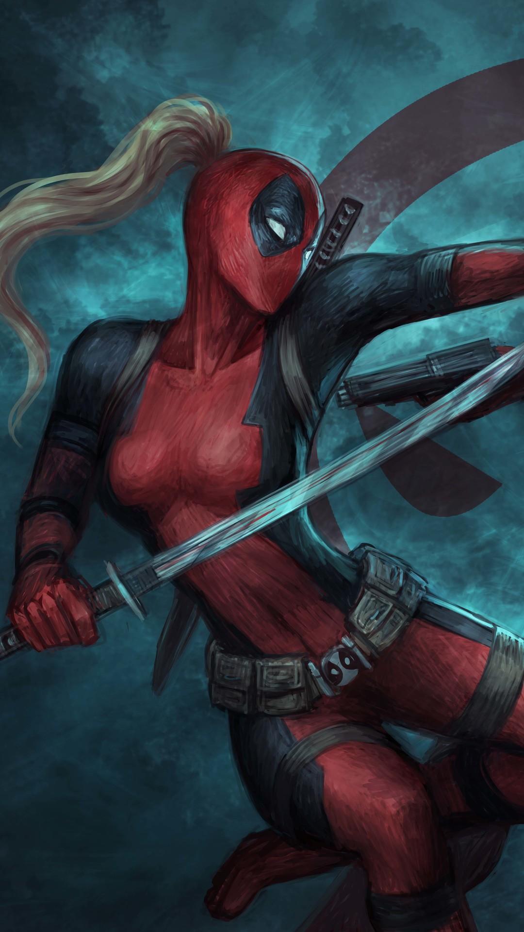 1080x1920 1080x1920 deadpool, superheroes, hd, artist, artwork, digital art, 10k for iPhone 8 wallpaper