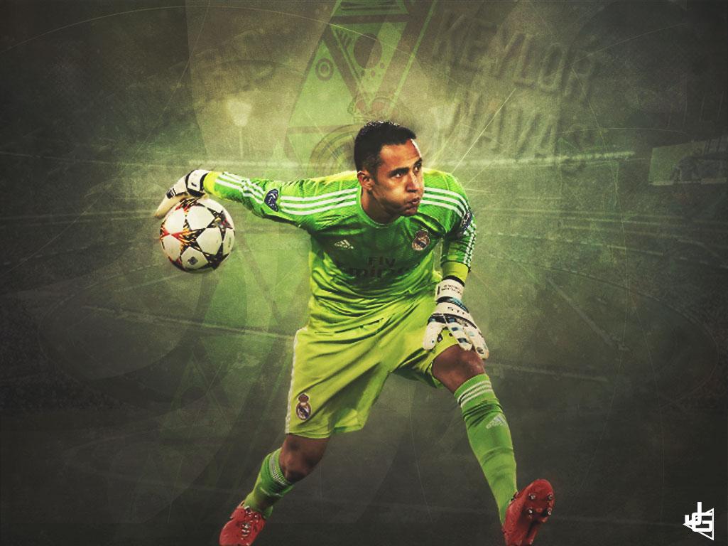 1025x768 Wallpaper Keylor Navas (Real Madrid)