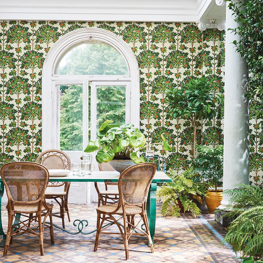 1000x1000 Cole & Son Wallpaper Orange Blossom 117 1001